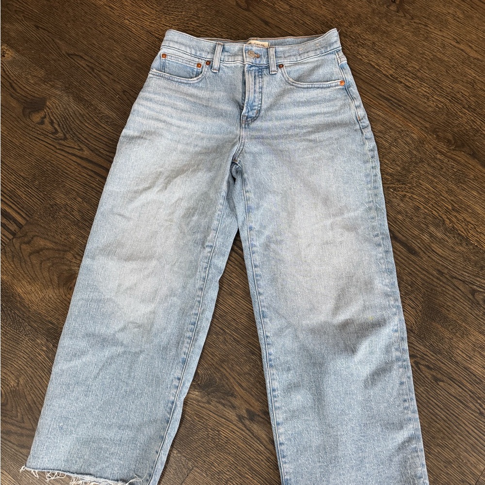 Madewell, Vintage Wide-Leg Crop Jean, 27P, Light wash, New never worn